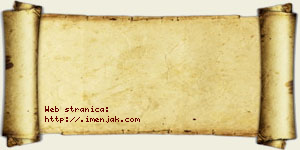 Milana Đukanović vizit kartica